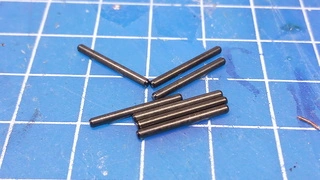 Tupá osa pro dvojkolí velikosti TT - délka 15mm průměr 1.5mm