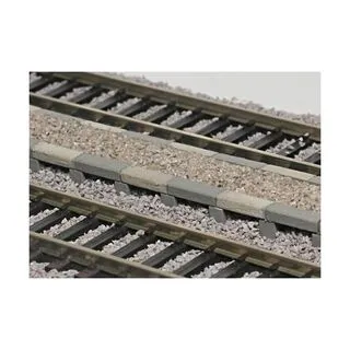 H0 – Sypané nástupiště - rovný díl