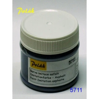 Barva imitace asfalt, Polák 5711