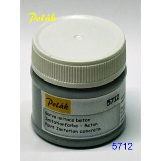 Barva imitace beton, Polák 5712