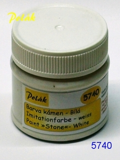 Barva kámen - Bílá, Polák 5740