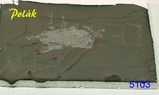 Modelovací hmota - šedá tmavá, Polák 5103