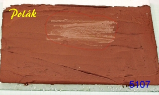 Modelovací hmota - hnědočervená, Polák 5107