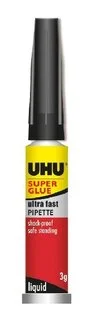 UHU Super Glue Pipette 3 g