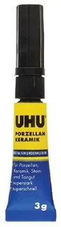 UHU SEKUNDENKLEBER Porzellan keramik 3 g
