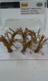 Keře - Střední keře - jemné listí - Oranžová tmavá, Polák 9365