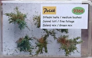 Keře - Střední keře - jemné listí - Zelený mix, Polák 9366