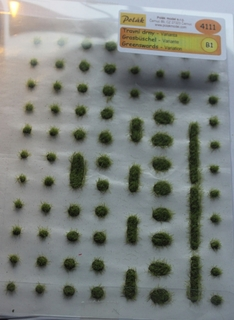 Travní drny - Drny- výška 3mm - Zel.luční - Polák 4111