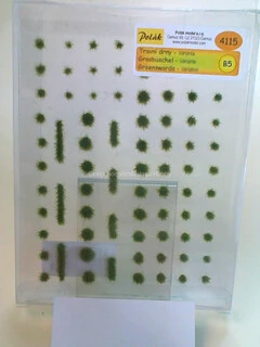 Travní drny - Drny- výška 3mm - Zel.luční B5 - Polák 4115