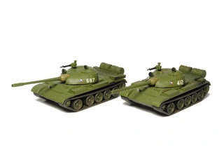 Střední tank T-54B/T-55A, 2ks 1:120