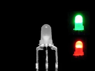 Led dioda - 3mm - červená/zelená