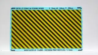 H0 - Žlutočerná výstražná plocha II (L)