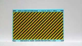 H0 - Žlutočerná výstražná plocha II (R)