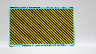 H0 - Žlutočerná výstražná plocha (L)