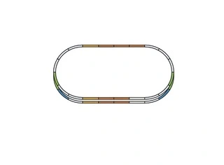 H0 - Set kolejiva E , A-Gleis