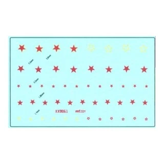 Hvězdy 2.0mm až 4.0mm - obtisk