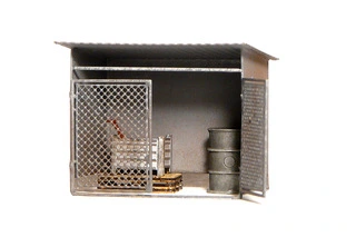 H0 - Plechový přístřešek na nářadí