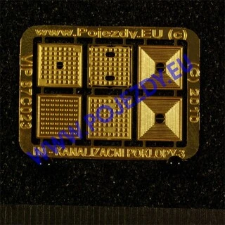 H0 - Poklopy šachet (6ks)