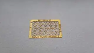 H0 - Kola ruční brzdy - 3 paprsky