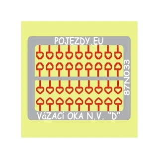 H0 - Vázací oka nákladních vozů