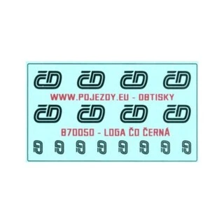 H0 - Logo ČD černé