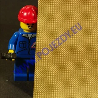 H0 - Krablovaný plech A6 - slzičky (90st.)