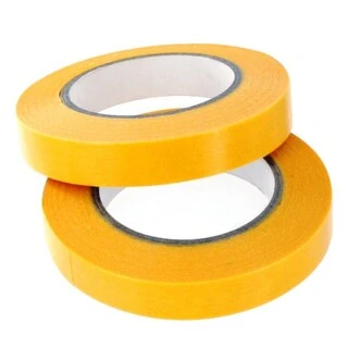 Maskovací páska 10 mm (standardní - žlutá), délka 18 m, 2 ks