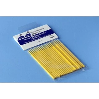Štětičky Microbrush malé (žluté), 25 ks