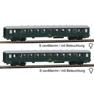 Set vozů By Bratislava s osvětlením (2 ks)