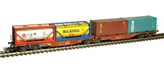 Kontejnerový vůz Sggrss 55 ČDC 1:120