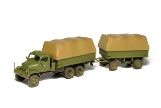 Praga V3S valník, přívěs A3V 1:87