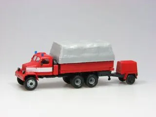 Praga V3S s přívěsem 1:87