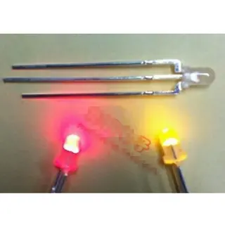 Led dioda - 3mm - červená/žlutá