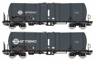H0 - Set 2 ks Zacns Ermewa 88 bílé logo / IGRA MODEL 96210018/1b