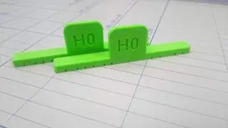 Roztečník H0 -  46, 52, 57 a 64mm - 2ks