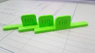 Roztečník H0 -  46, 52, 57 a 64mm - 3ks