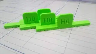 Roztečník H0 -  46, 52, 57 a 64mm - 4ks