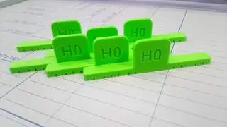 Roztečník H0 -  46, 52, 57 a 64mm - 6ks