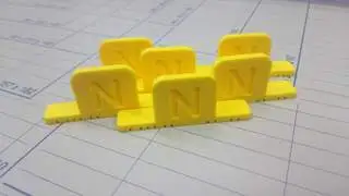 Roztečník N - 25, 28, 30 a 35mm - 6ks