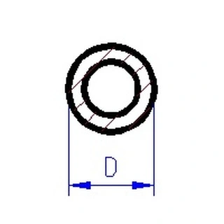 Trubka - průměr 3.2 mm - 5ks