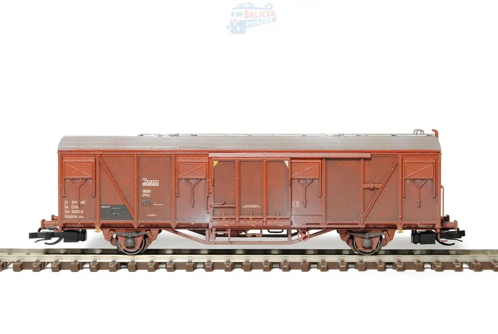  Krytý vůz Gbgkks 12 ČSD 1:120