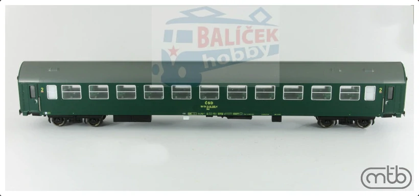 ČSD Bai 295 - osobní vůz - MTB - H0