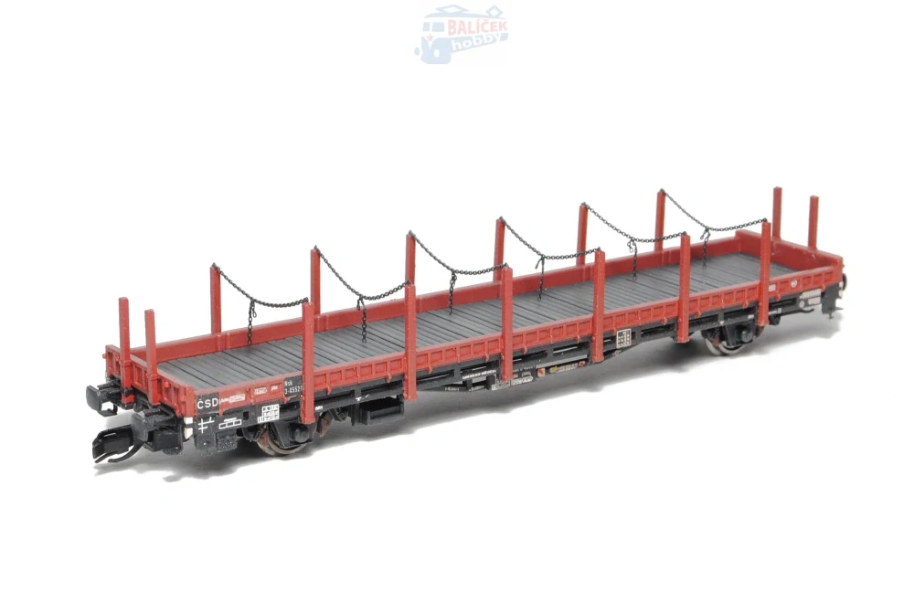 Nízkostěnný vůz Nsk 10 ČSD 1:120