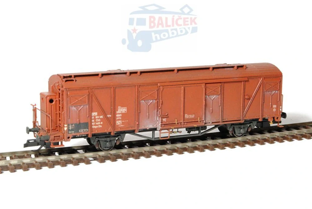 Krytý vůz Gbgs/Zts 10 ČSD 1:120