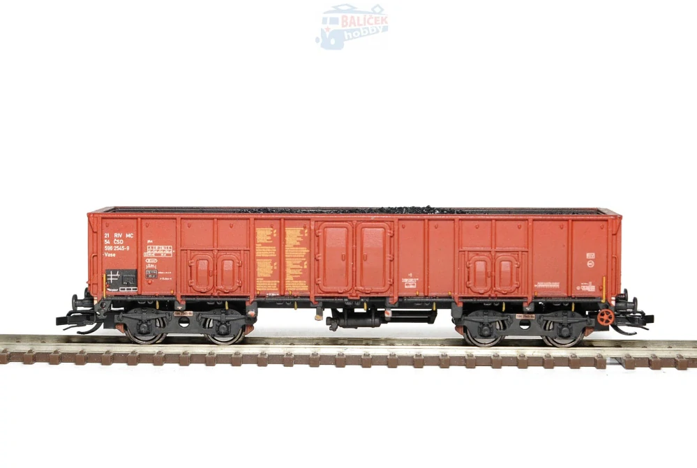 Otevřený vůz Eacs/Vase 10 ČSD 1:120