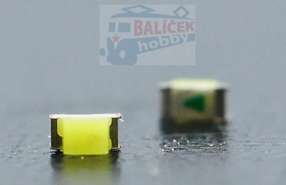 SMD Led - 0402 - studená bílá