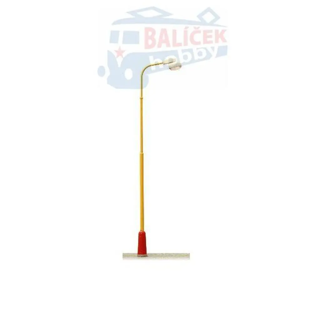 H0 - Pouliční lampa žlutá typ D - žluté světlo