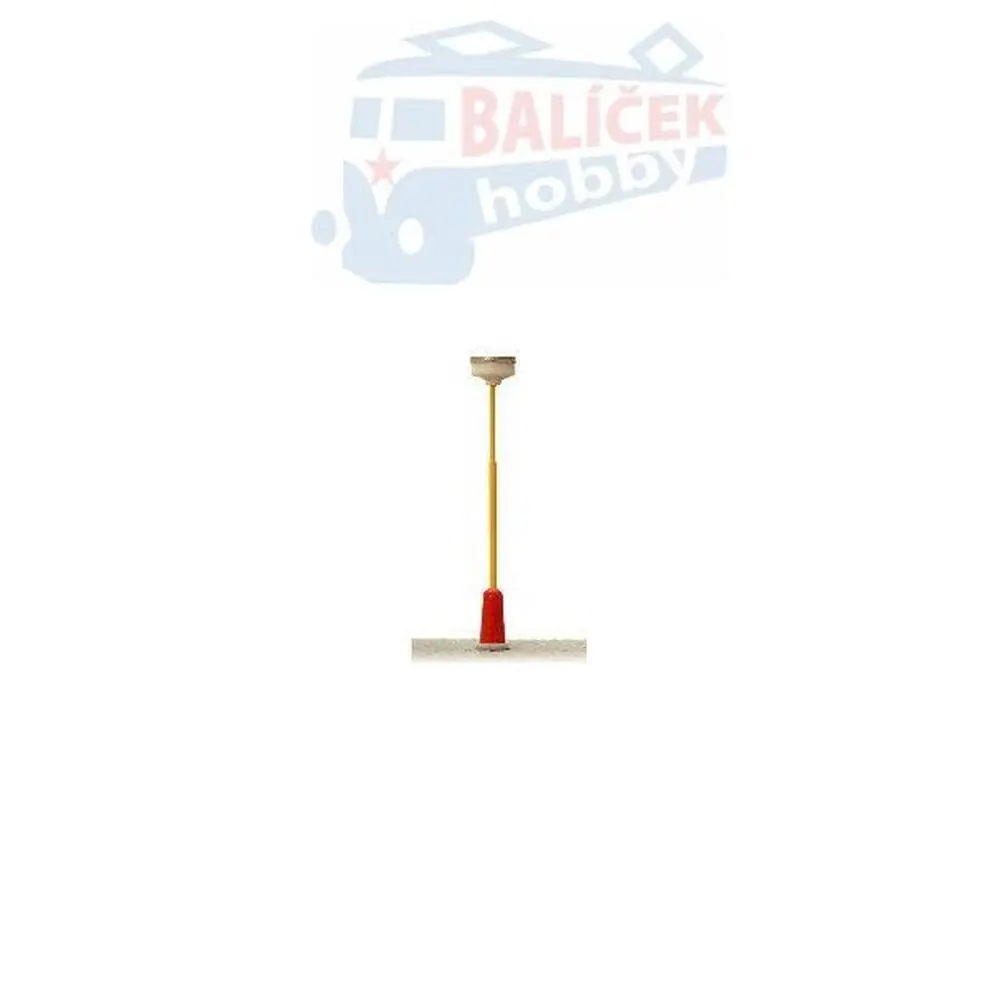 H0 - Parková lampa žlutá typ A - žluté světlo 