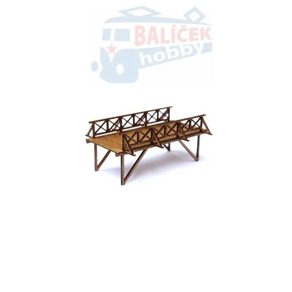 H0 – Dřevěný most typ B široký