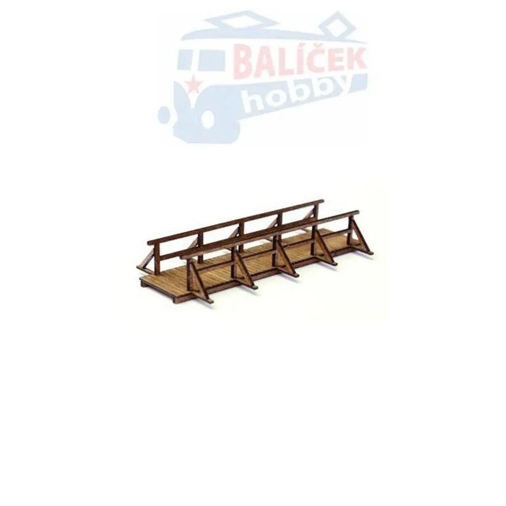 H0 – Dřevěný most typ D úzký